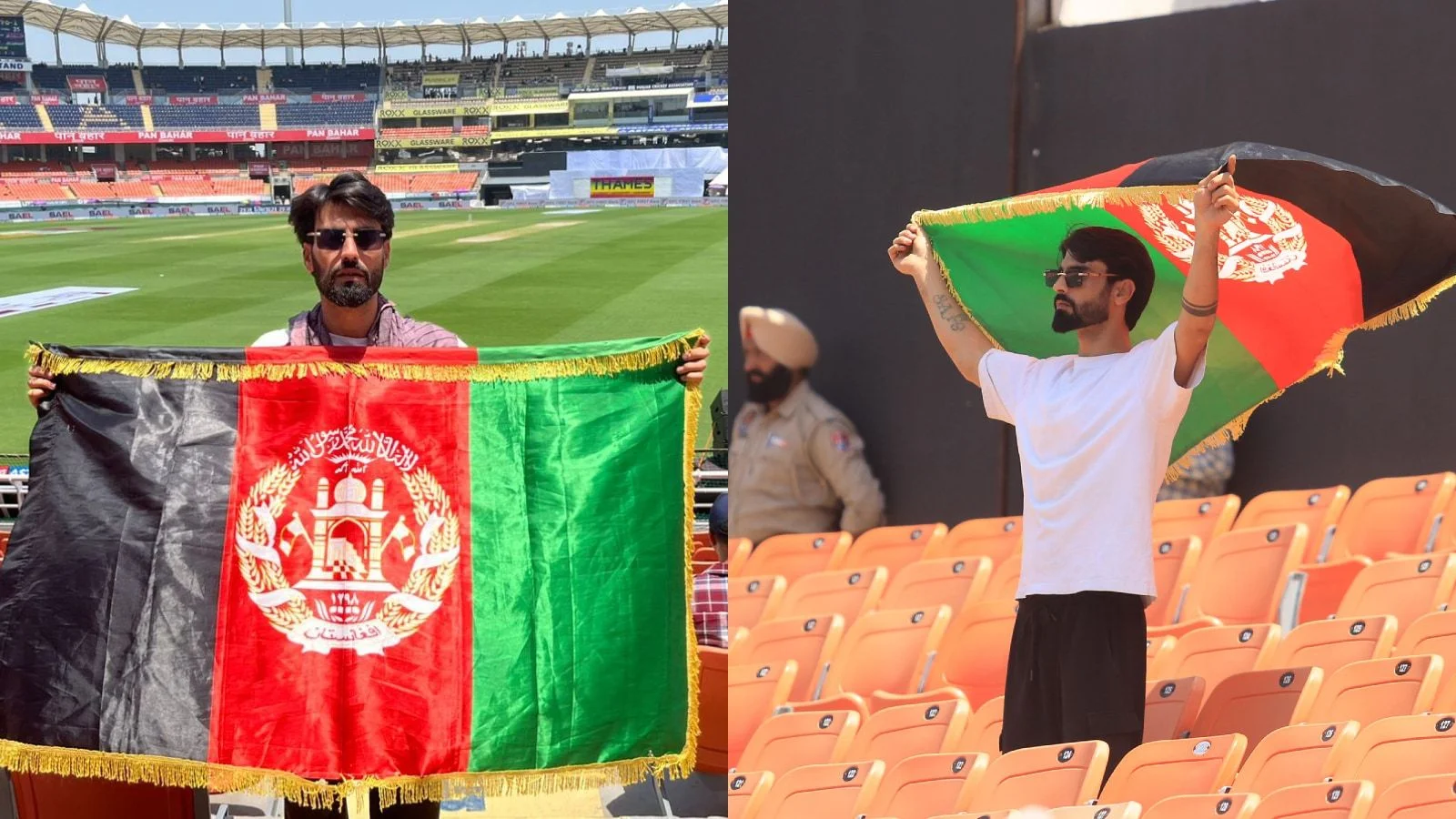 Afghan Fan Witnesses Kharote Test Debut in Mullanpur