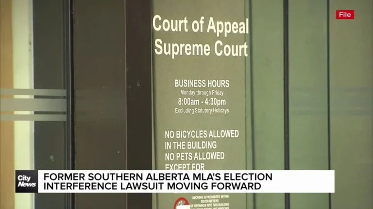 Alberta MLA Election Interference Lawsuit Proceeds