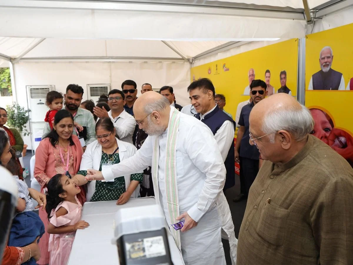 Union Home Minister Amit Shah Unveils PM Family Care Tracker Pilot in Gujarat