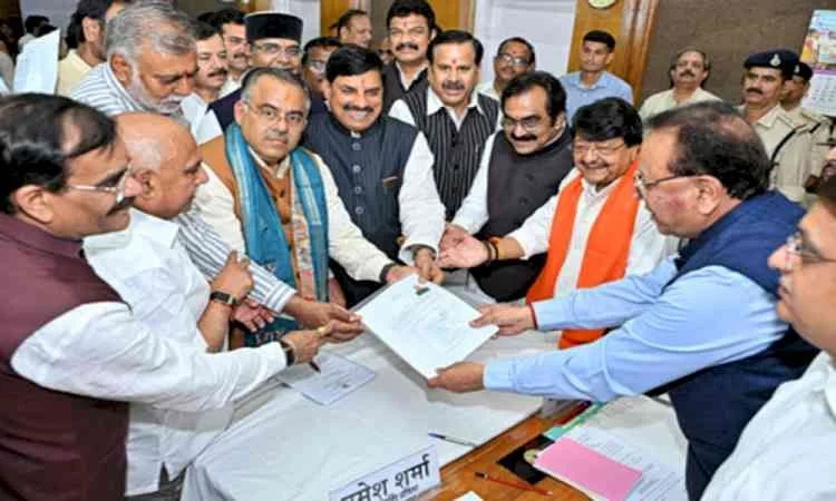BJP Eyes Third Rajya Sabha Seat in Madhya Pradesh