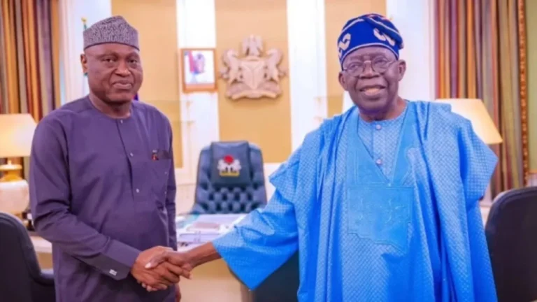 Bola Tinubu Hails Ekiti Election as Victory for Continuity President Bola Tinubu and Governor Biodun Oyebanji celebrate...