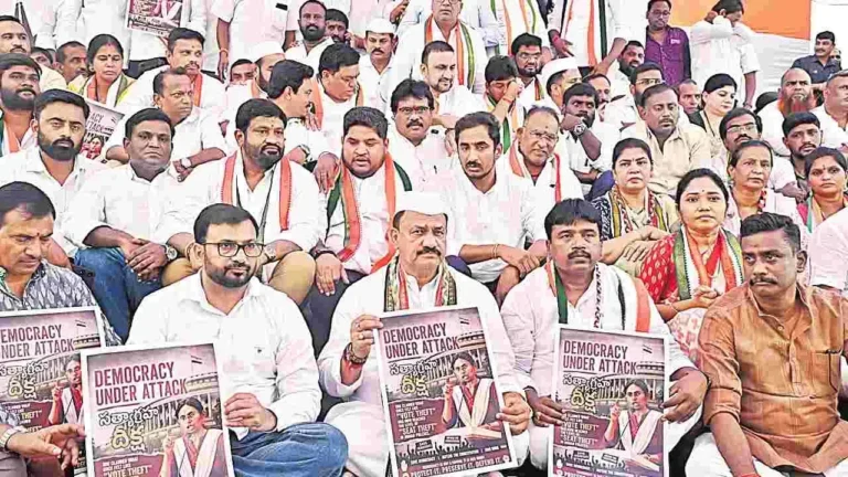 Congress Protests EC Rejection of Meenakshi Natarajan Rajya Sabha Nomination