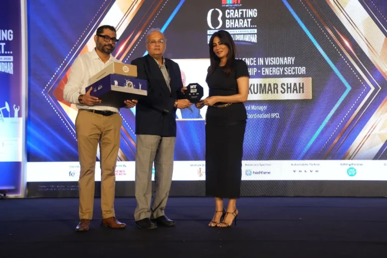 Corporate Executive Dr. Bipinkumar Shah Honoured for Leadership Corporate titan Dr. Bipinkumar Shah wins Visionary Leader accolade at 2026 conclave. Bipinkumar Shah Visionary Leader bipinkumar-shah-visionary-leader-award-2026 Bipinkumar Shah, BPCL, Visionary Leader Award, corporate governance, energy sector, HT Media, Indian Book of Records business Distinguished corporate executive and governance authority Dr. Bipinkumar Shah secured the prestigious Visionary Leader accolade at the HT Media Presents Crafting Bharat Business Conclave & Awards 2026 in Mumbai on June 12, 2026.