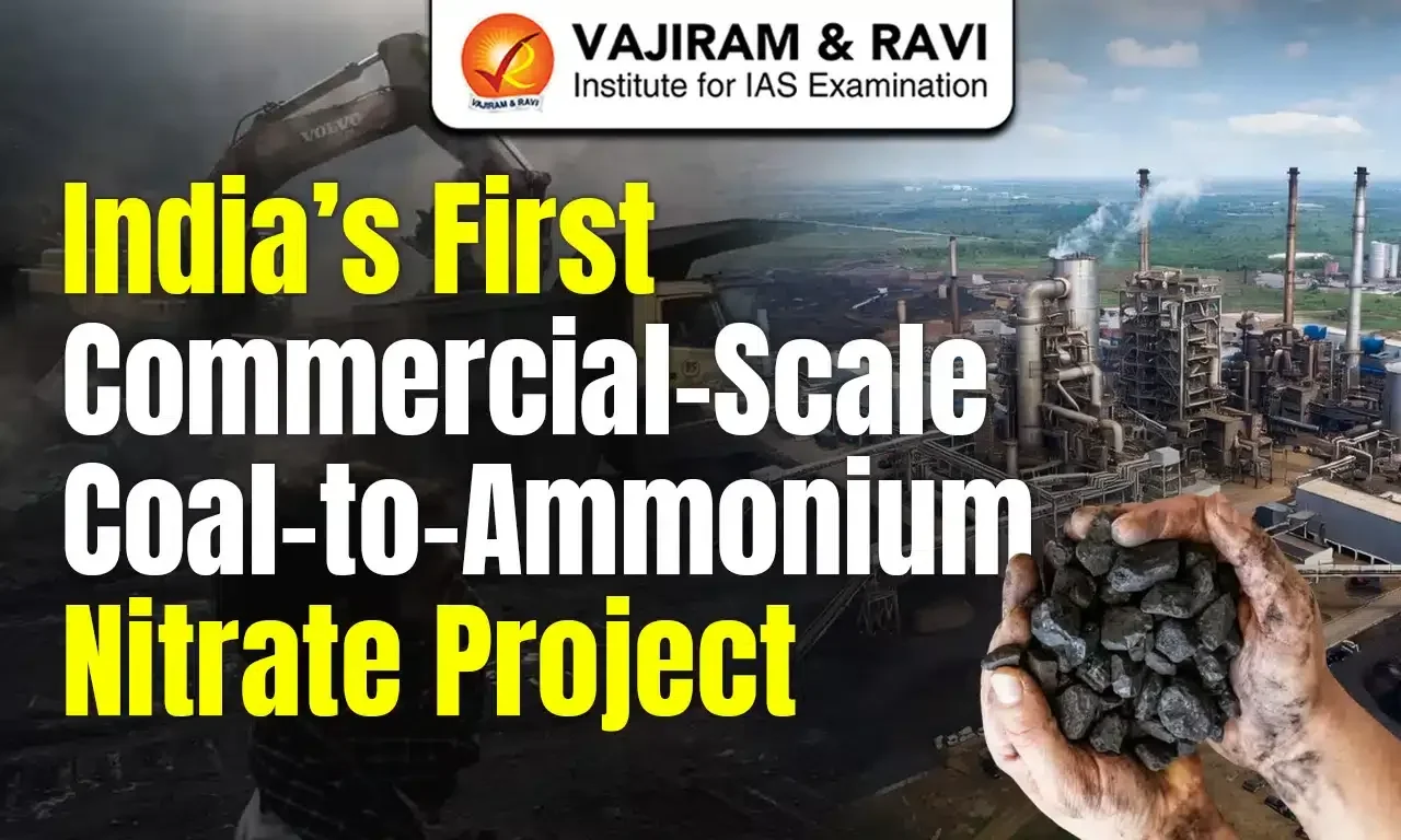 India Launches First Coal-to-Ammonium Nitrate Project