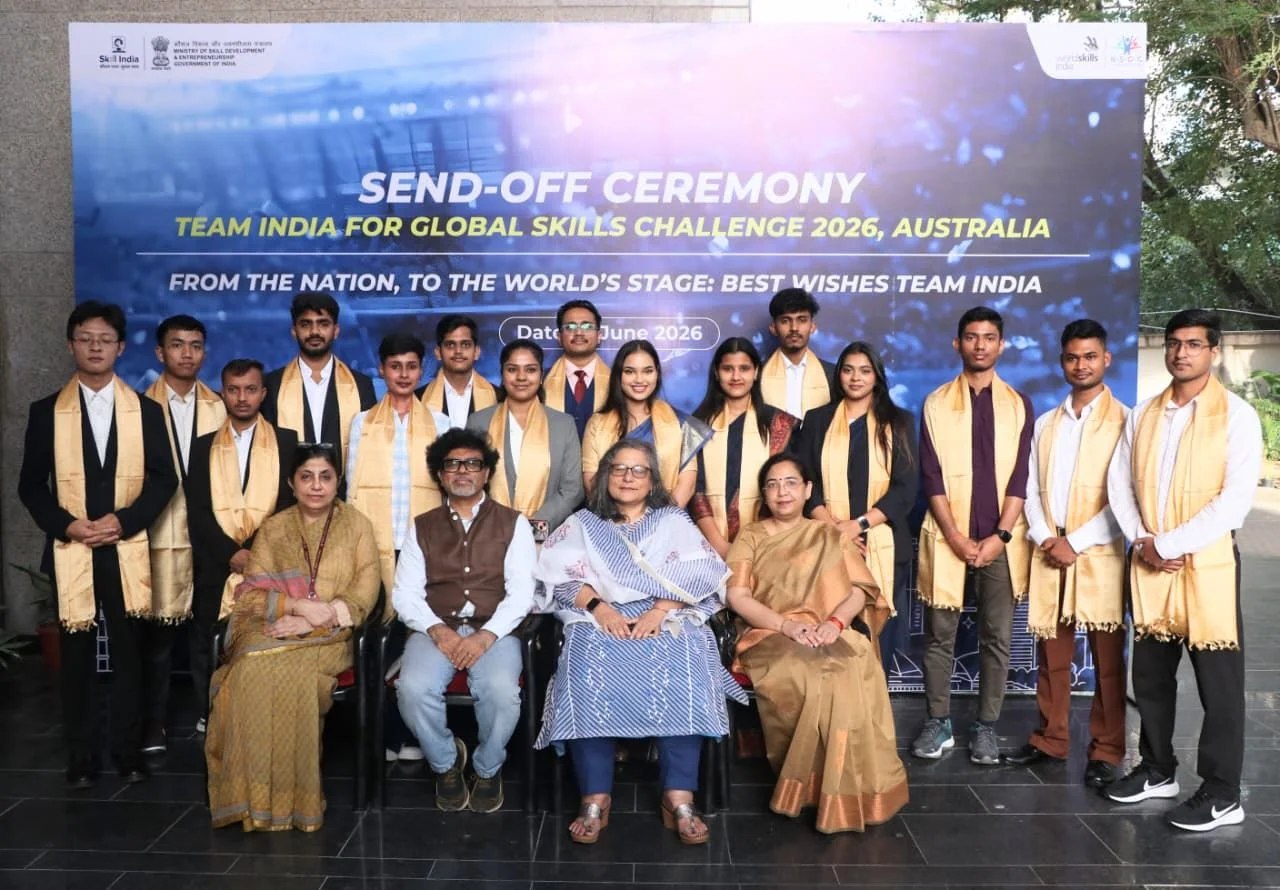 India Dispatches 30-Member Team to Global Skills Challenge 2026 Australia