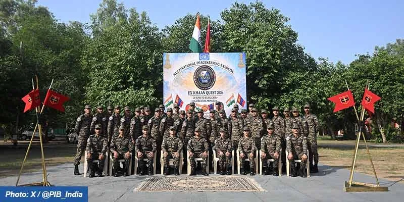 India Joins Khaan Quest Military Exercise in Mongolia