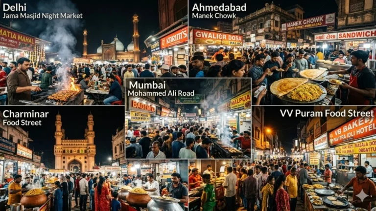 Top 5 Night Food Markets in India to Visit After Dark