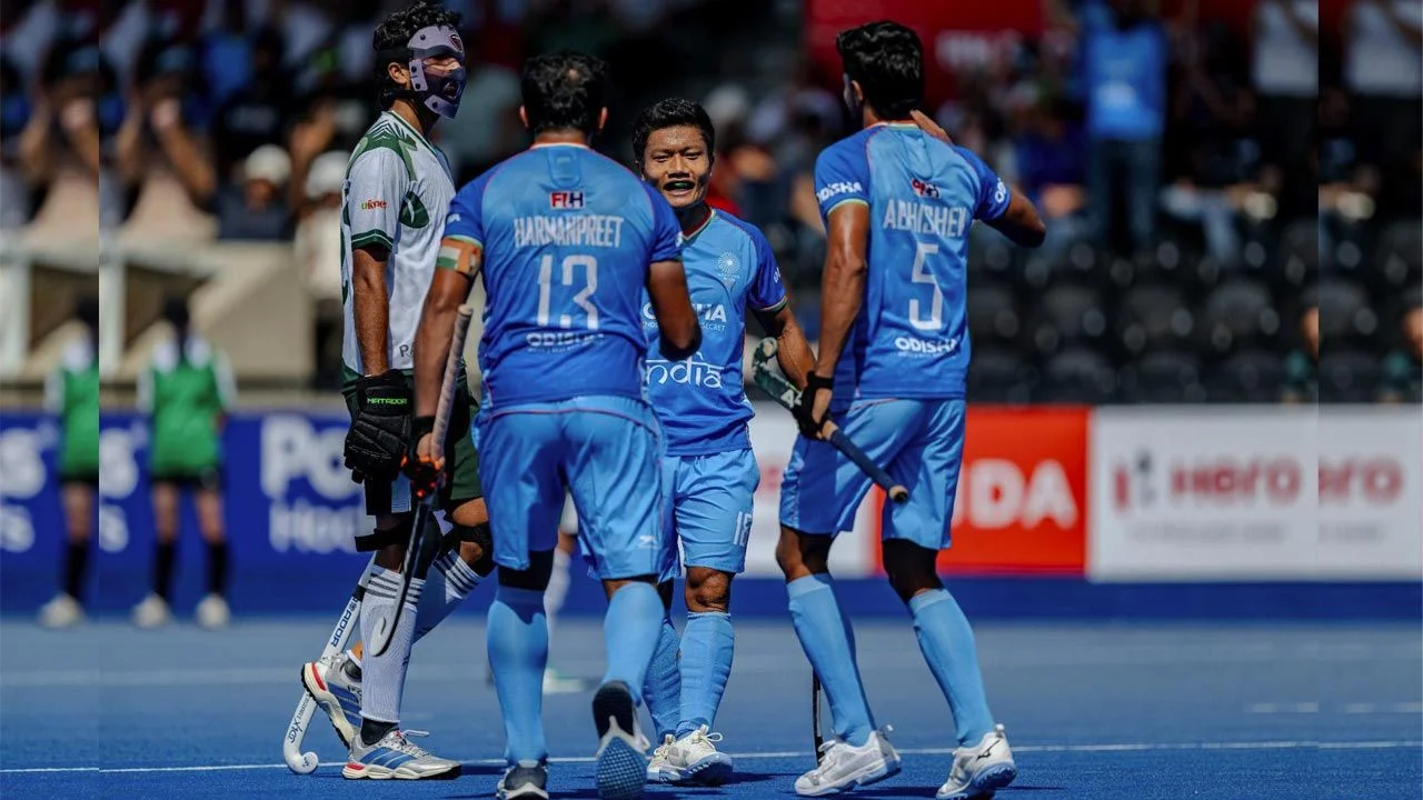 India Edges Pakistan 4-3 in Thrilling FIH Pro League Opener