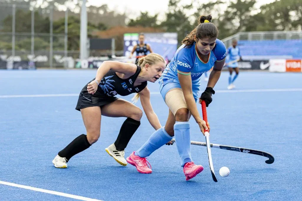 India Edges Uruguay 3-2 to Top Pool A in Nations Cup