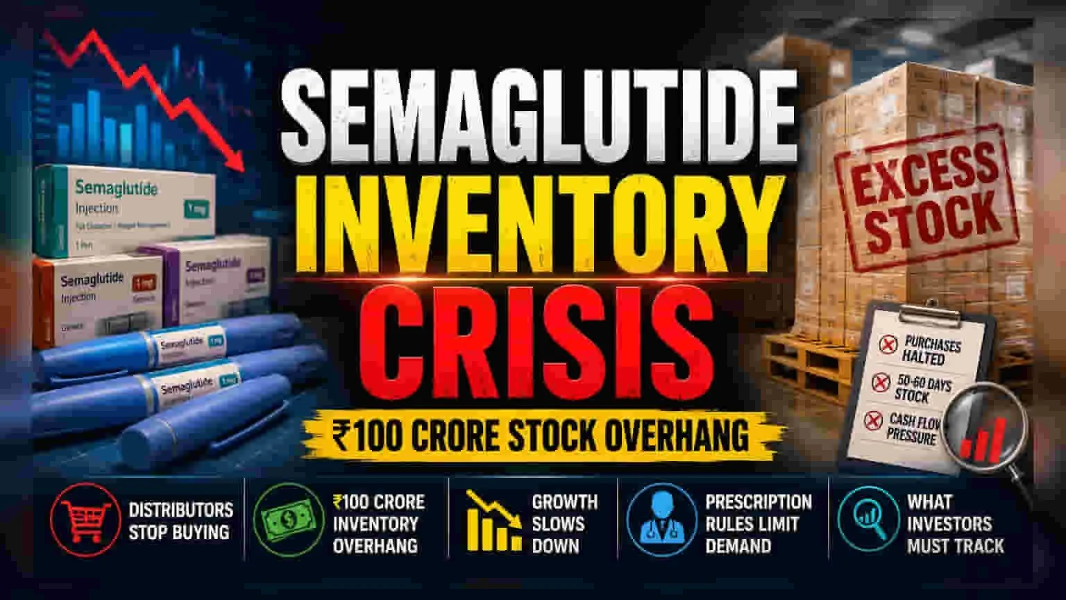 Indian Semaglutide Market Faces ₹100 Crore Inventory Glut