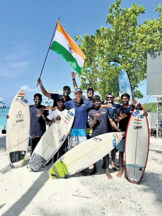 Indian Surfing Team Named for 2026 Asian Games Debut