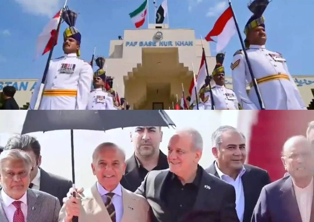 Pakistan Welcomes Iranian President at Rebuilt Nur Khan Base