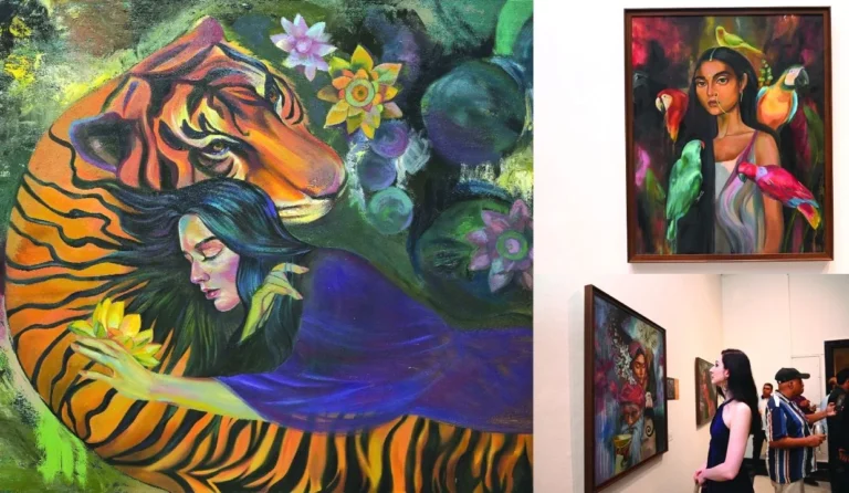 Russian Artist Julia Usmanova Celebrates India in New Delhi Exhibition