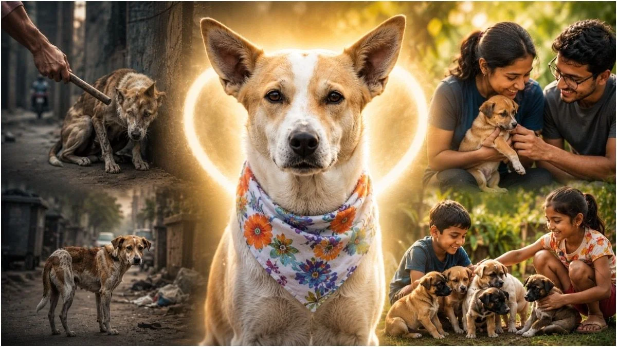 Indian Stray Dog Aloka Walks 2,300 Miles in US Inspiring Indie Adoption Movement
