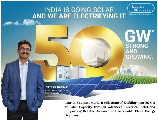 Lauritz Knudsen Powers 50 GW Solar Capacity Globally