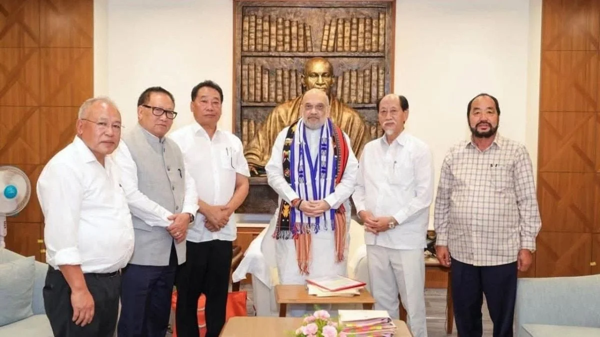 Congress Questions Manipur CM Absence in Amit Shah Naga Meeting