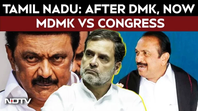 MDMK Exits DMK Alliance to Support TVK in Tamil Nadu