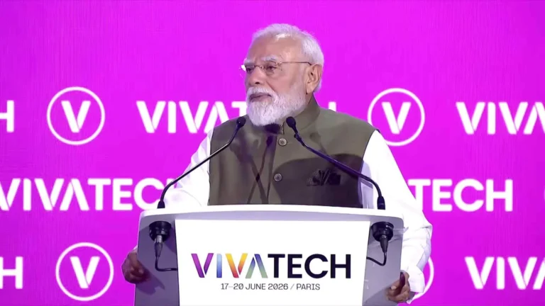 PM Modi Highlights India Tech Growth at VivaTech 2026