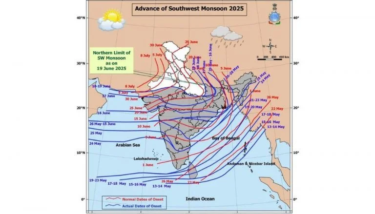 Monsoon Advances Across India as Delhi Braces for Severe Thunderstorms