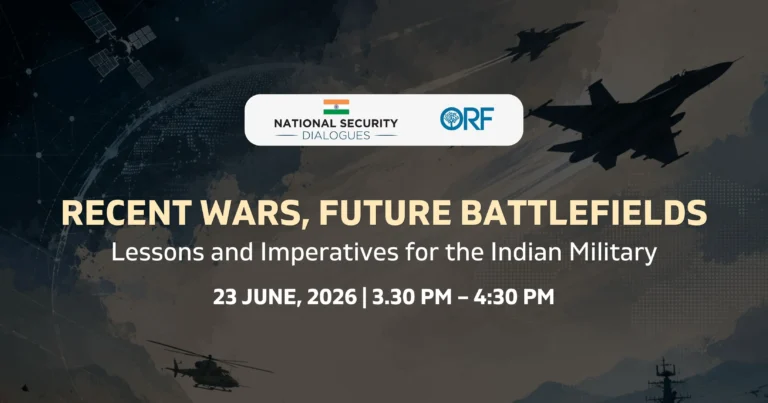 New Delhi Security Dialogue to Assess Evolving Warfare Dynamics