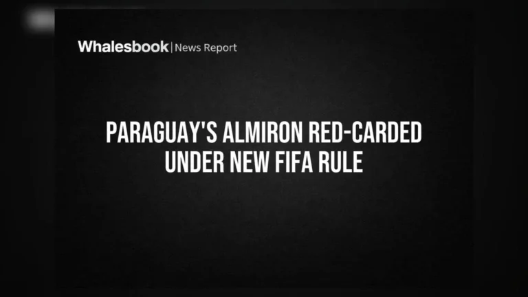 Paraguay Wins Despite Almiron Red Card Under New FIFA Rule