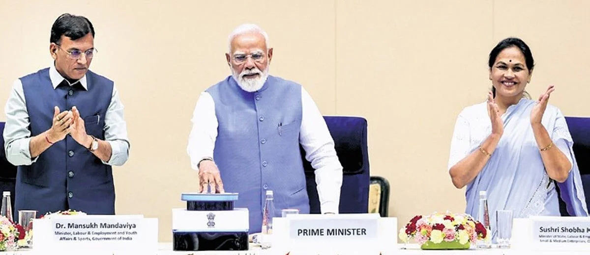 PM Modi Hails India Youth Power as Job Scheme Adds 70 Lakh Positions