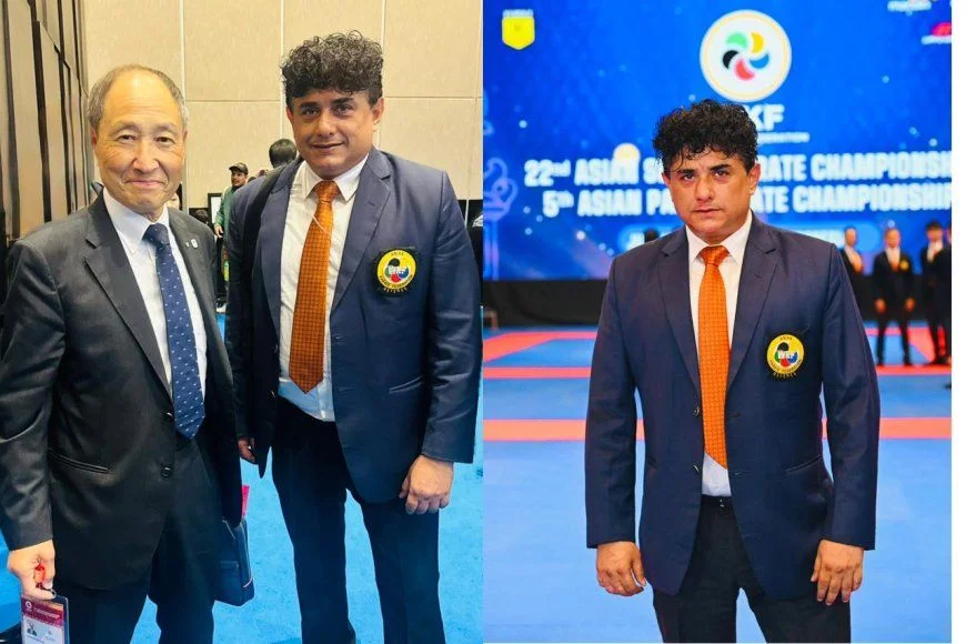 Hanshi Premjit Sen Represents India at Asian Karate Championship