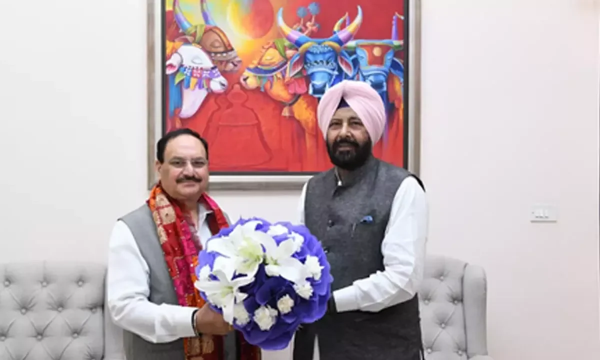 Punjab BJP Chief Meets Union Health Minister for PGI Centre