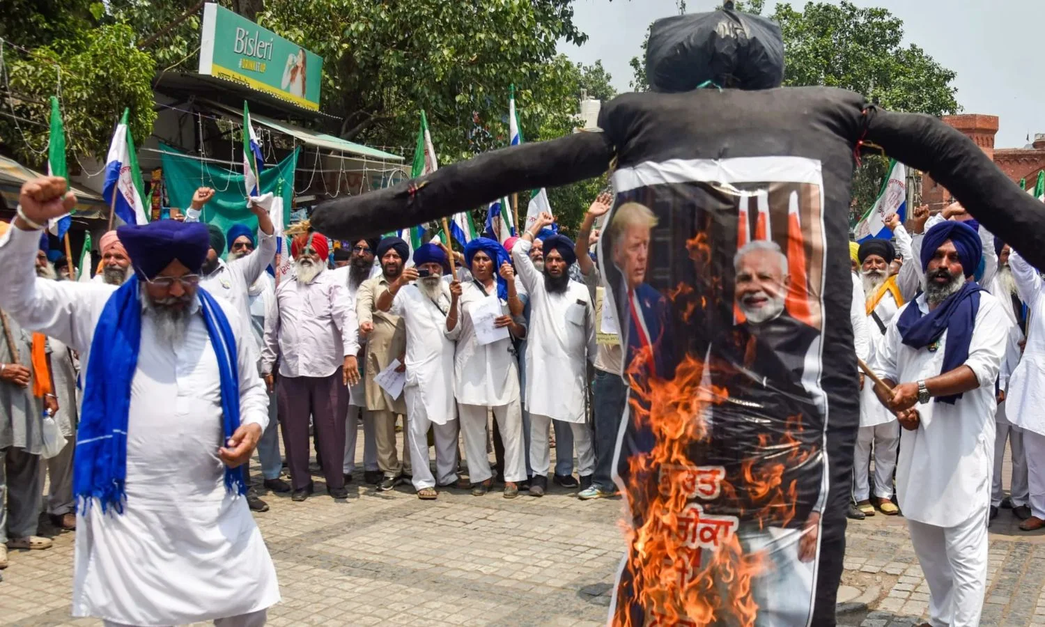 Punjab Farmers Protest Proposed India US Trade Agreement Over Market Threats