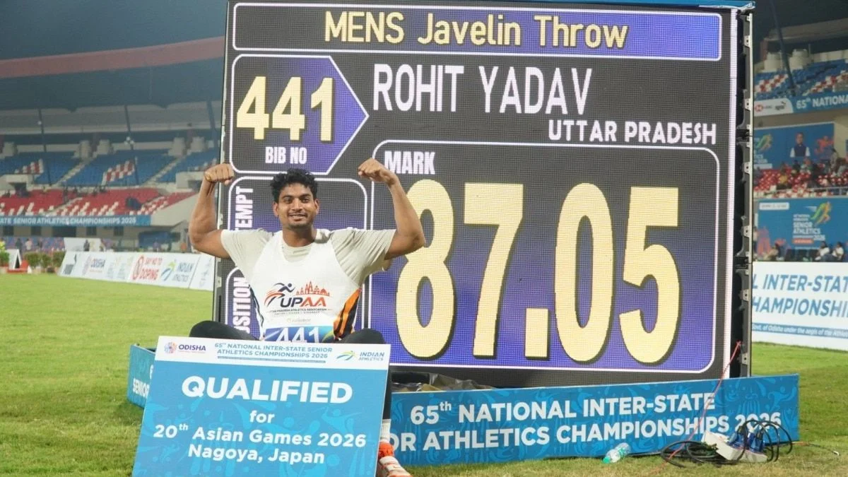 Rohit Yadav Clinches Asian Games Berth with 87.05m Throw