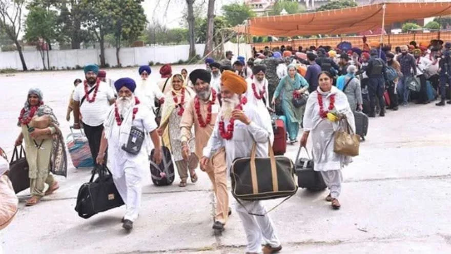 Indian Sikh Pilgrims Arrive in Pakistan for Ranjit Singh Anniversary