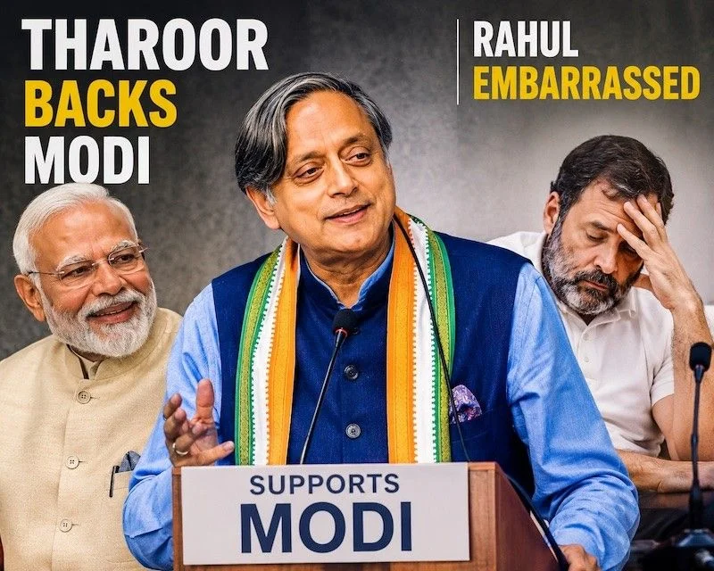 Tharoor Backs PM Modi Diplomacy Disrupting Congress Narrative
