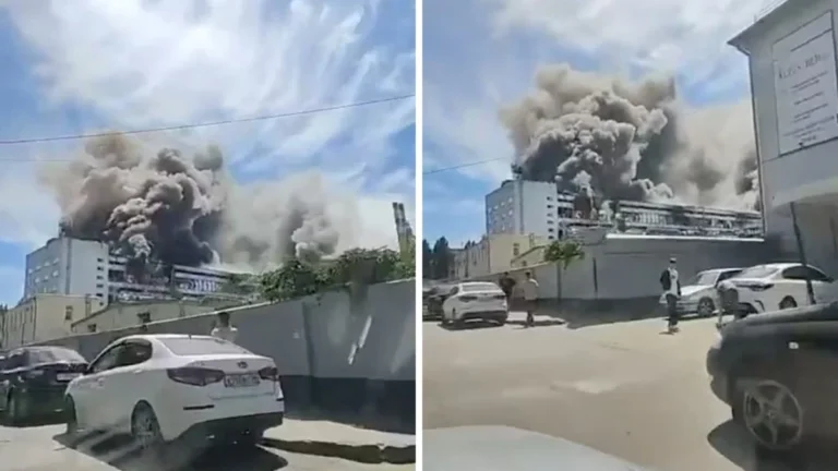 Ukraine Missile Strike Hits Russian Rocket Electronics Plant