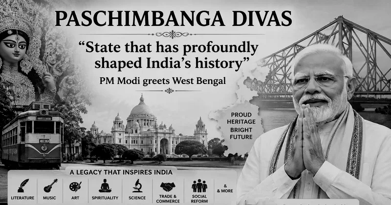 West Bengal Celebrates First Official Paschimbanga Divas