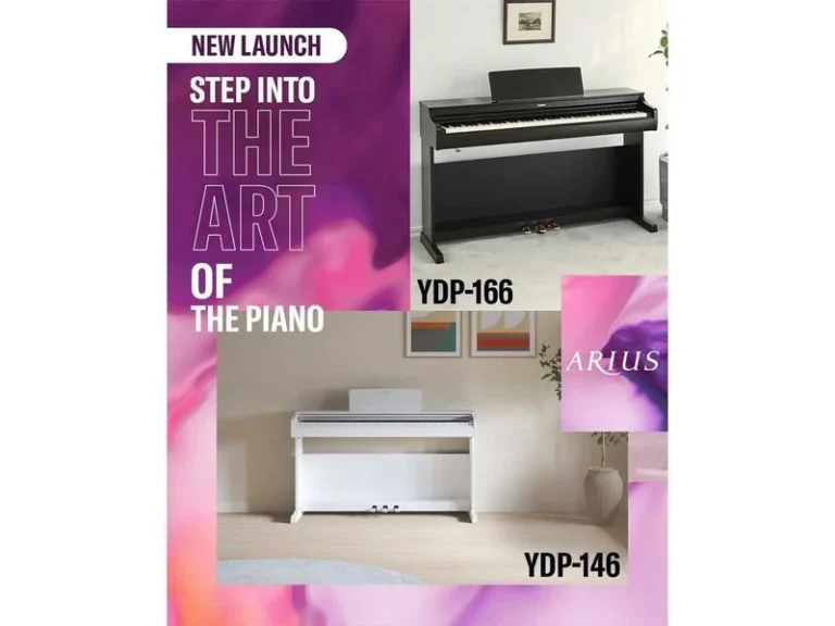 Yamaha Launches ARIUS YDP-166 and YDP-146 Digital Pianos in India