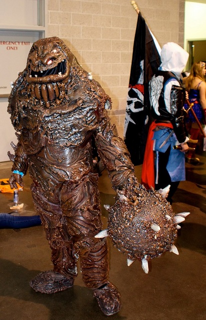 Clayface cosplay at a comic convention, illustrative file photo