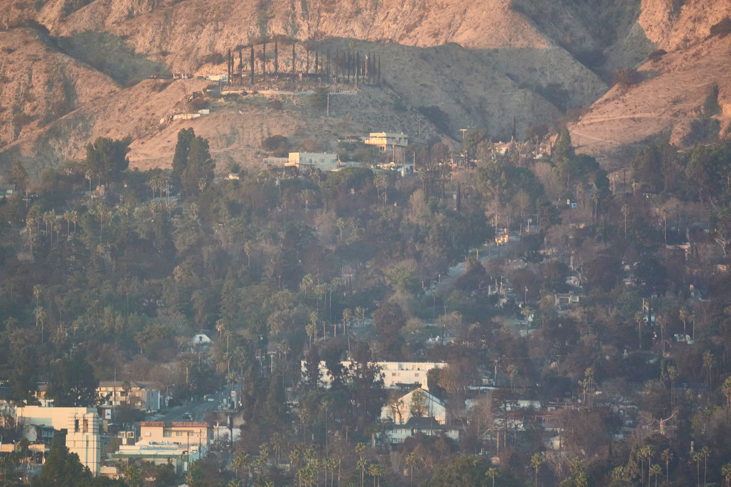 Aftermath of the Eaton Fire in northern Altadena, January 2025 (illustrative file photo)