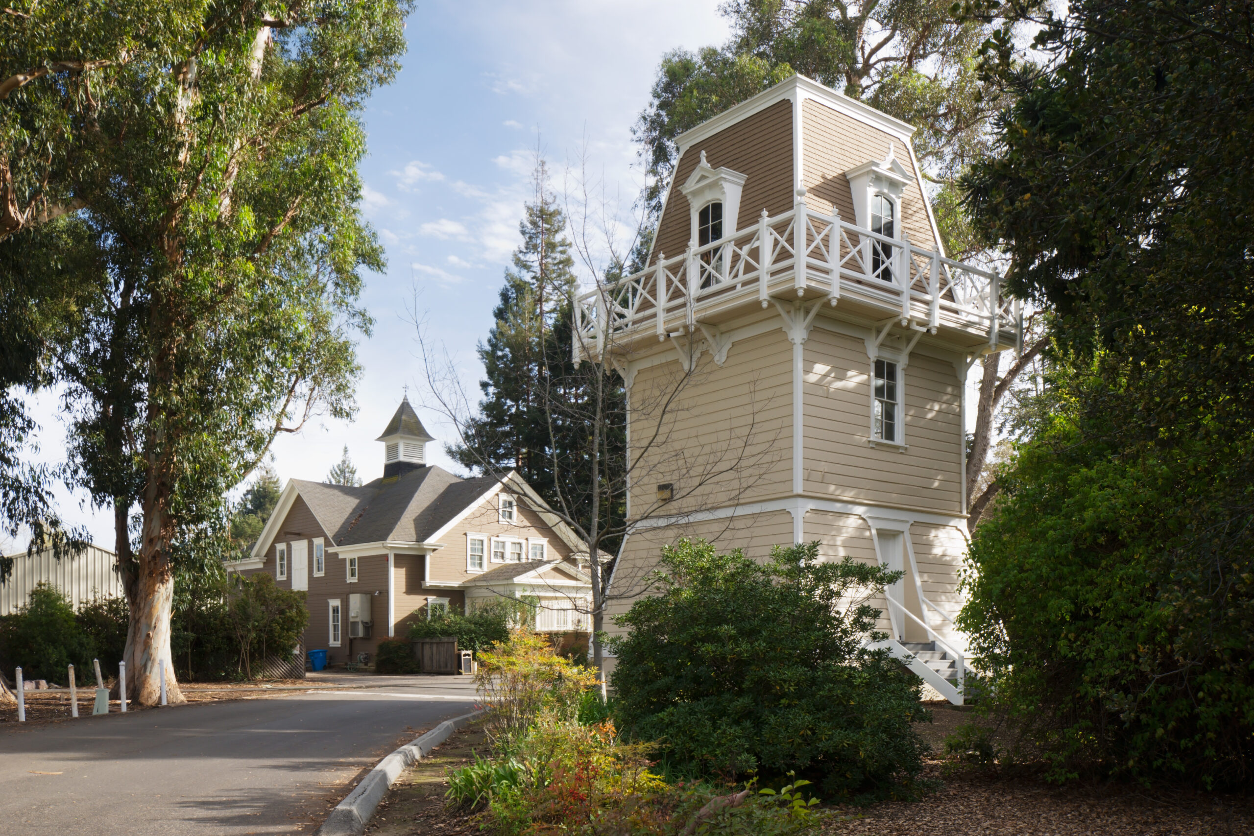 File photo: the historic Carriage House and Water Tower in Holbrook-Palmer Park, Atherton, California. Photo: LPS.1 via Wikimedia Commons, CC0