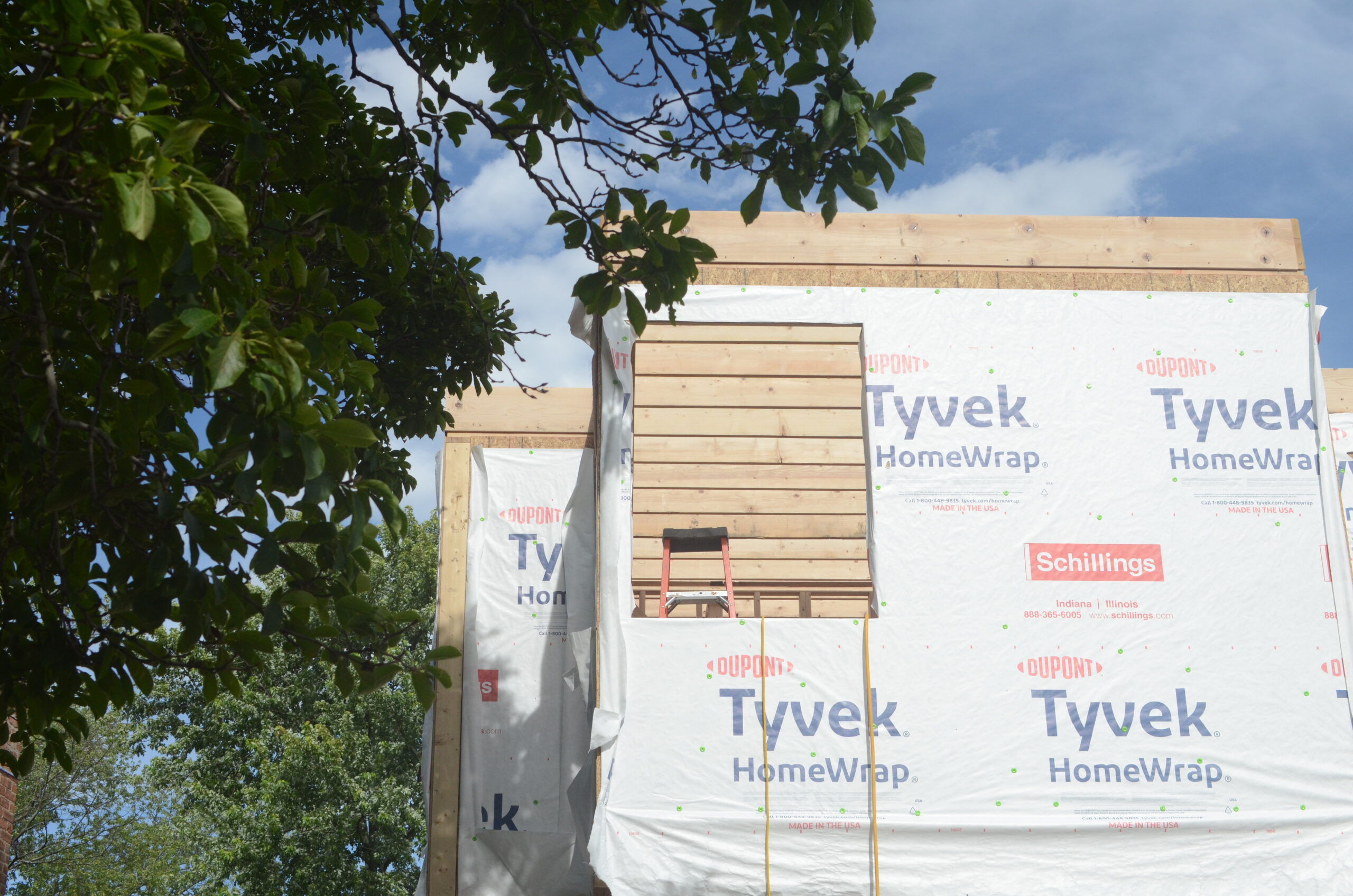 New house under construction