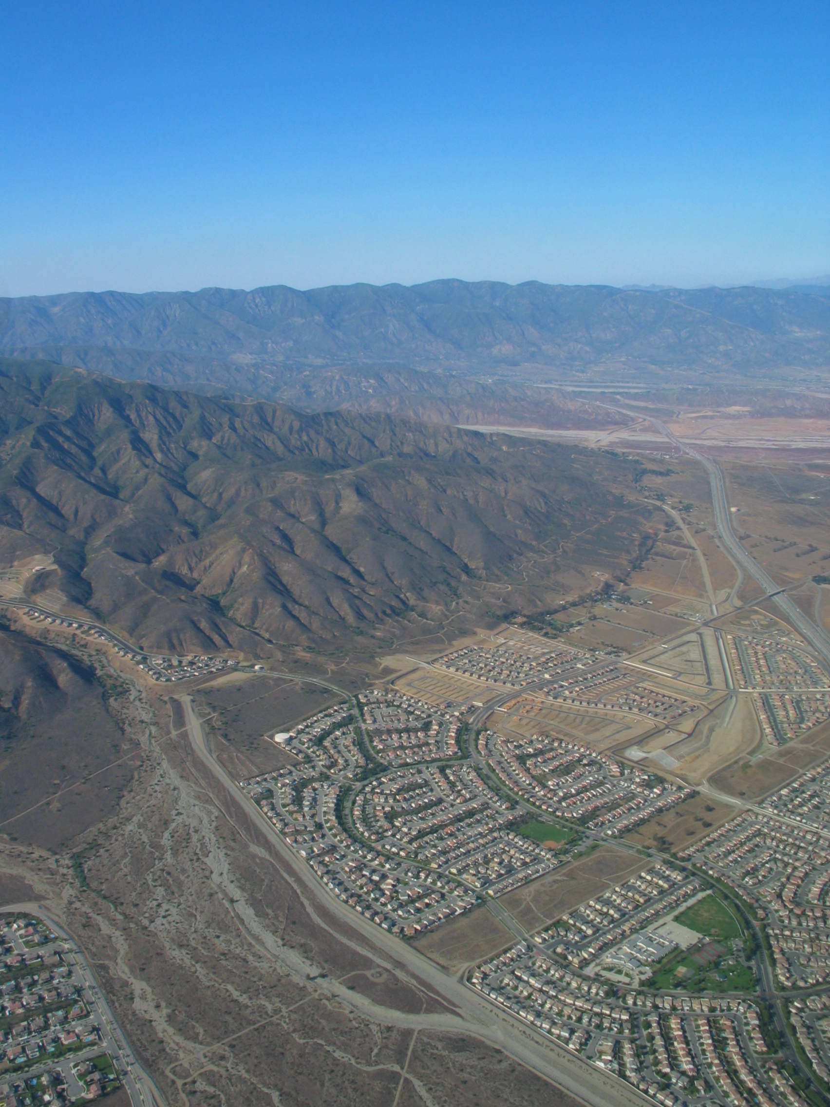 Housing construction in the Inland Empire, California