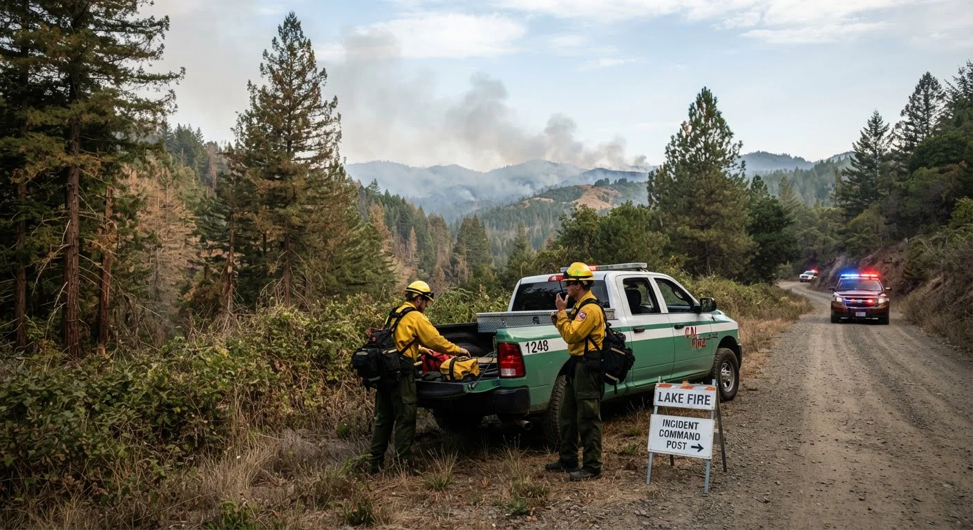 Breaking: Lake Fire reported in Humboldt County on Oct. 22 context overview
