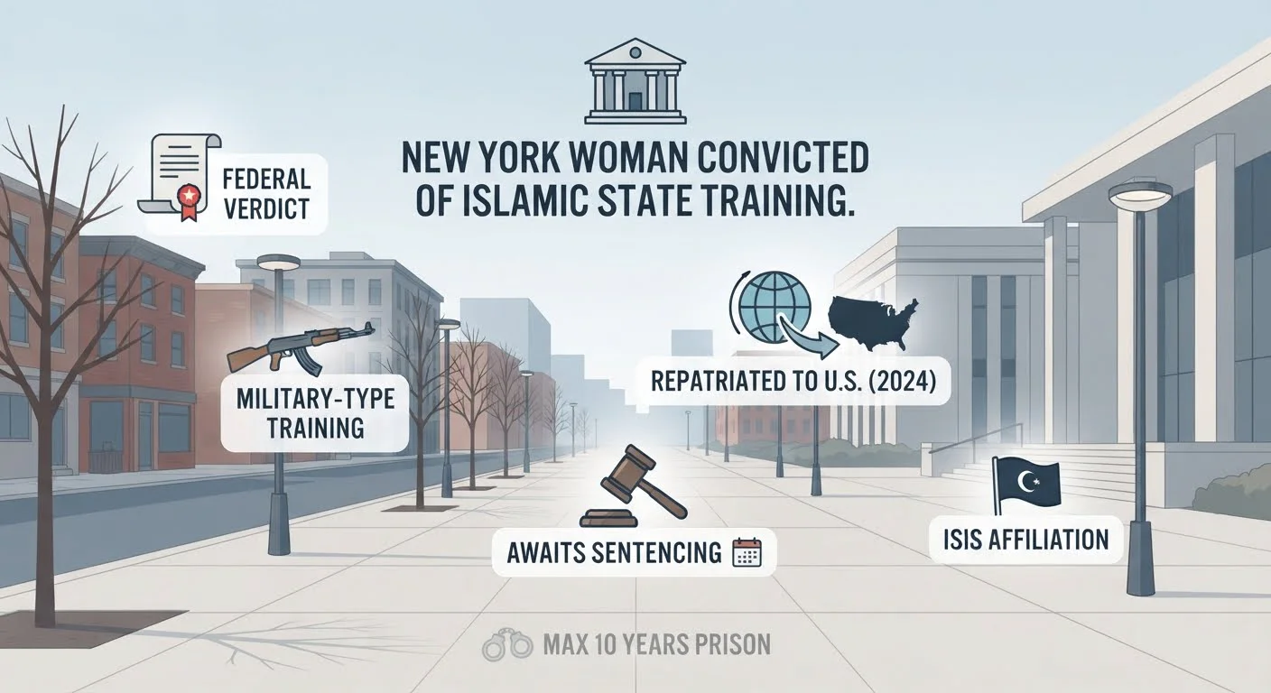 Brooklyn Woman Convicted of Islamic State Weapons Training in Syria