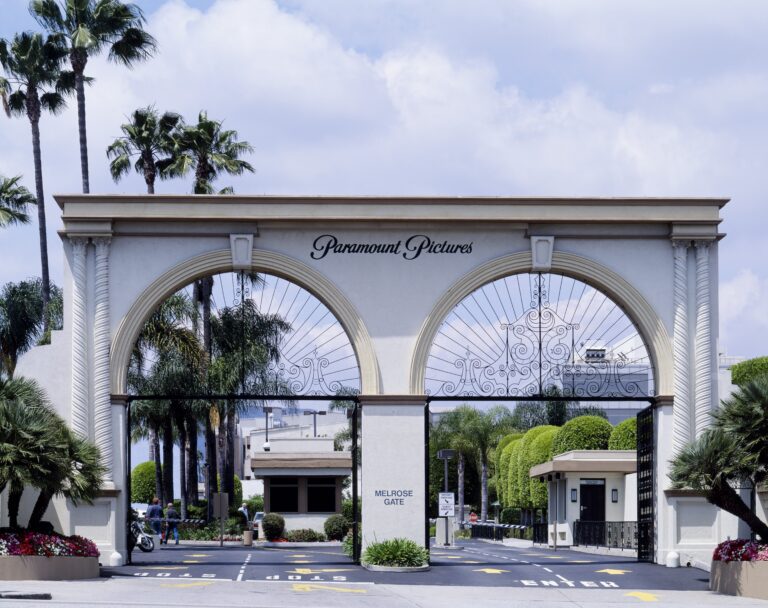 A Hollywood studio gate (illustrative file photo)