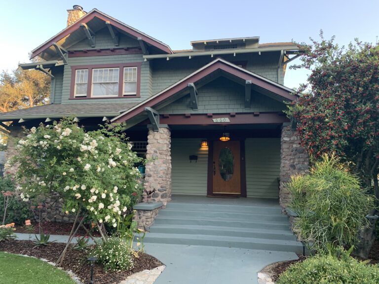 A California Arts and Crafts house in Pasadena, illustrative of California's housing market