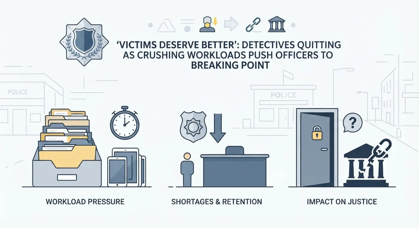 Police Federation Warns Detectives Are Quitting Over Unsustainable Workloads